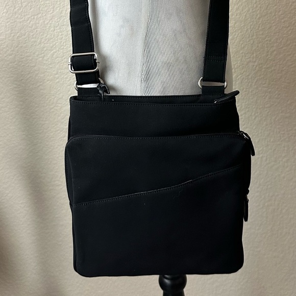 HOBO Handbags - Hobo International Crossbody Bag Black Neoprene Handbag With Coin Pouch